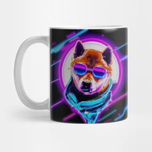 Synthwave Corgi Part 2 Mug